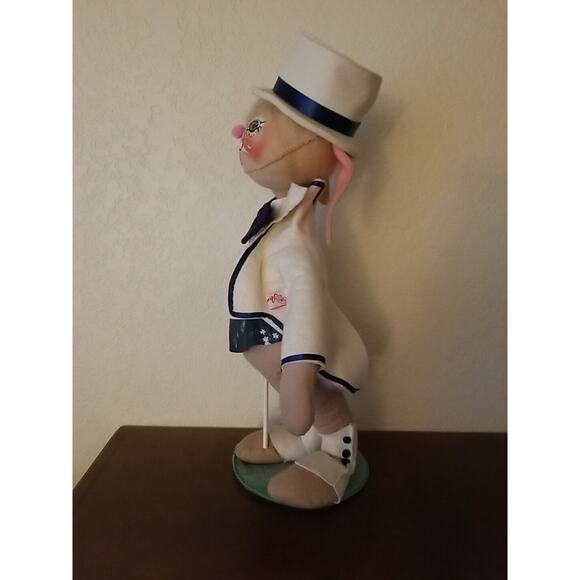 Vintage 1992 Annalee Doll 21” Easter Spring Parade Mr. Bunny Rabbit Hat Bow Tie - Picture 5 of 10